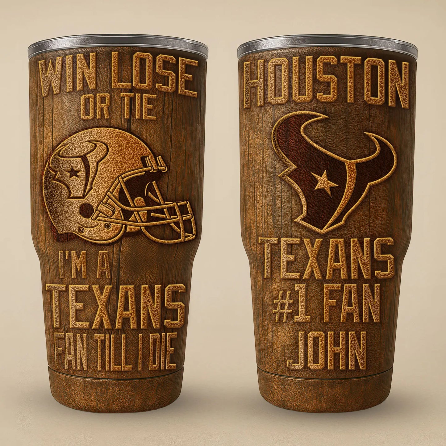 Houston Texans | PREMIUM TUMBLER TD – HuddleStyle.com - Image 4