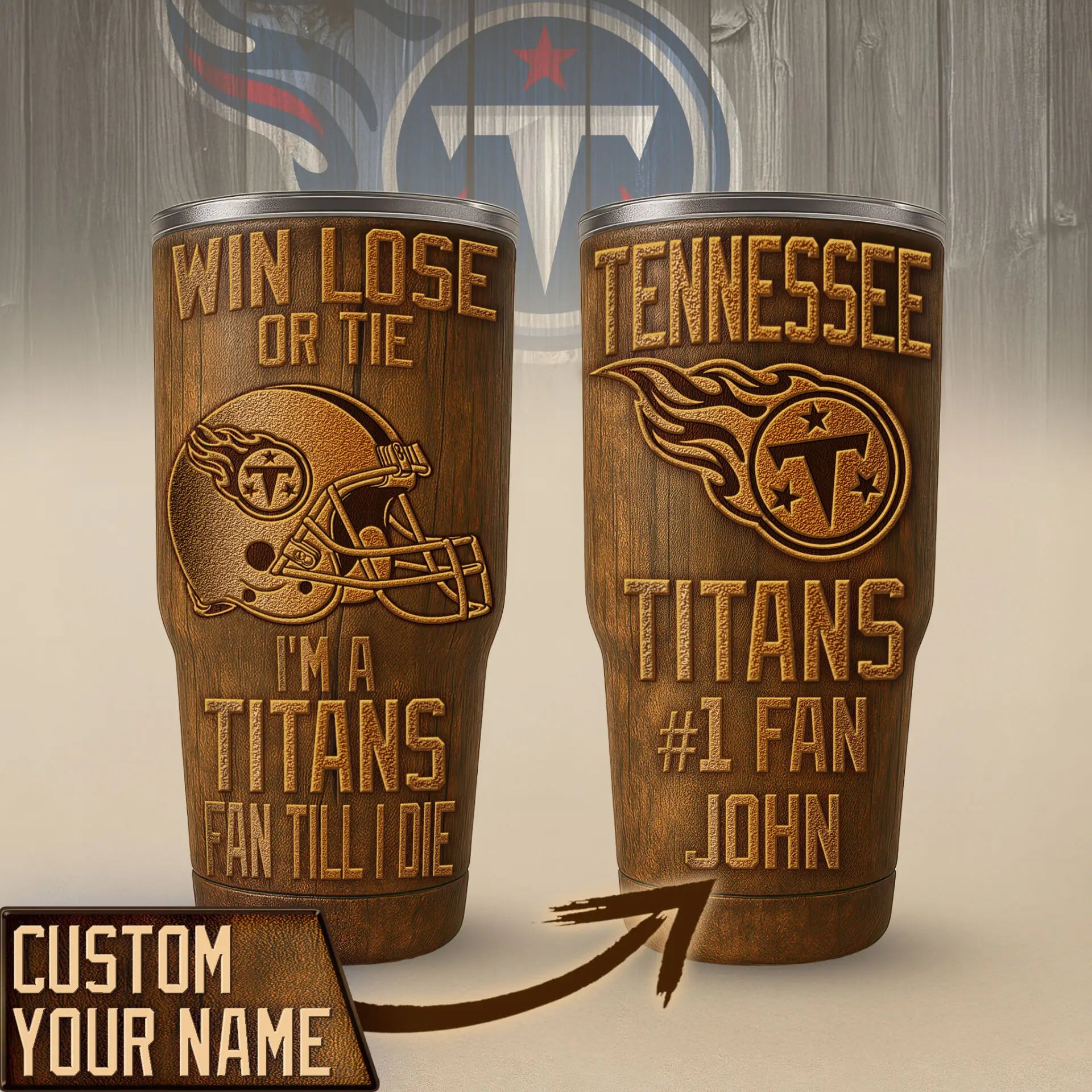 Tennessee Titans | PREMIUM TUMBLER TD – HuddleStyle.com - Image 4