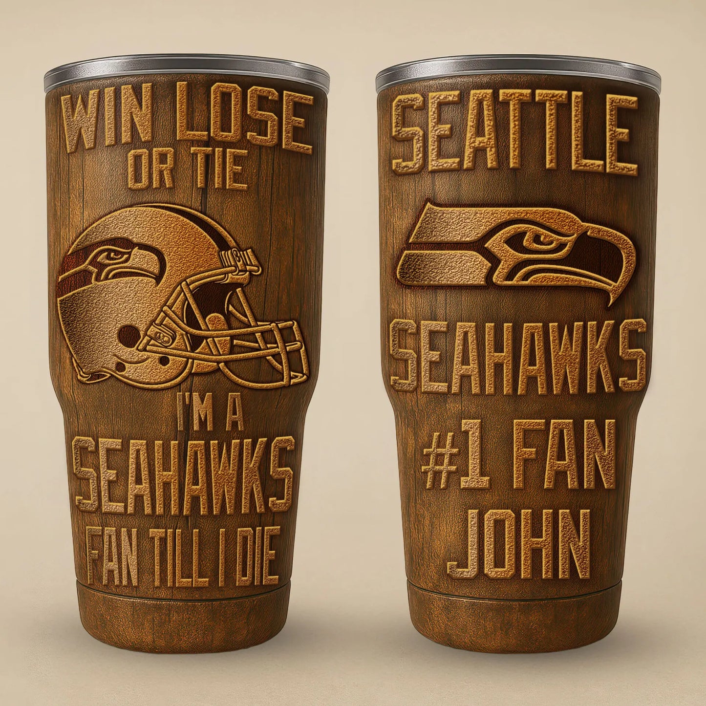 Seattle Seahawks | PREMIUM TUMBLER TD – HuddleStyle.com - Image 3