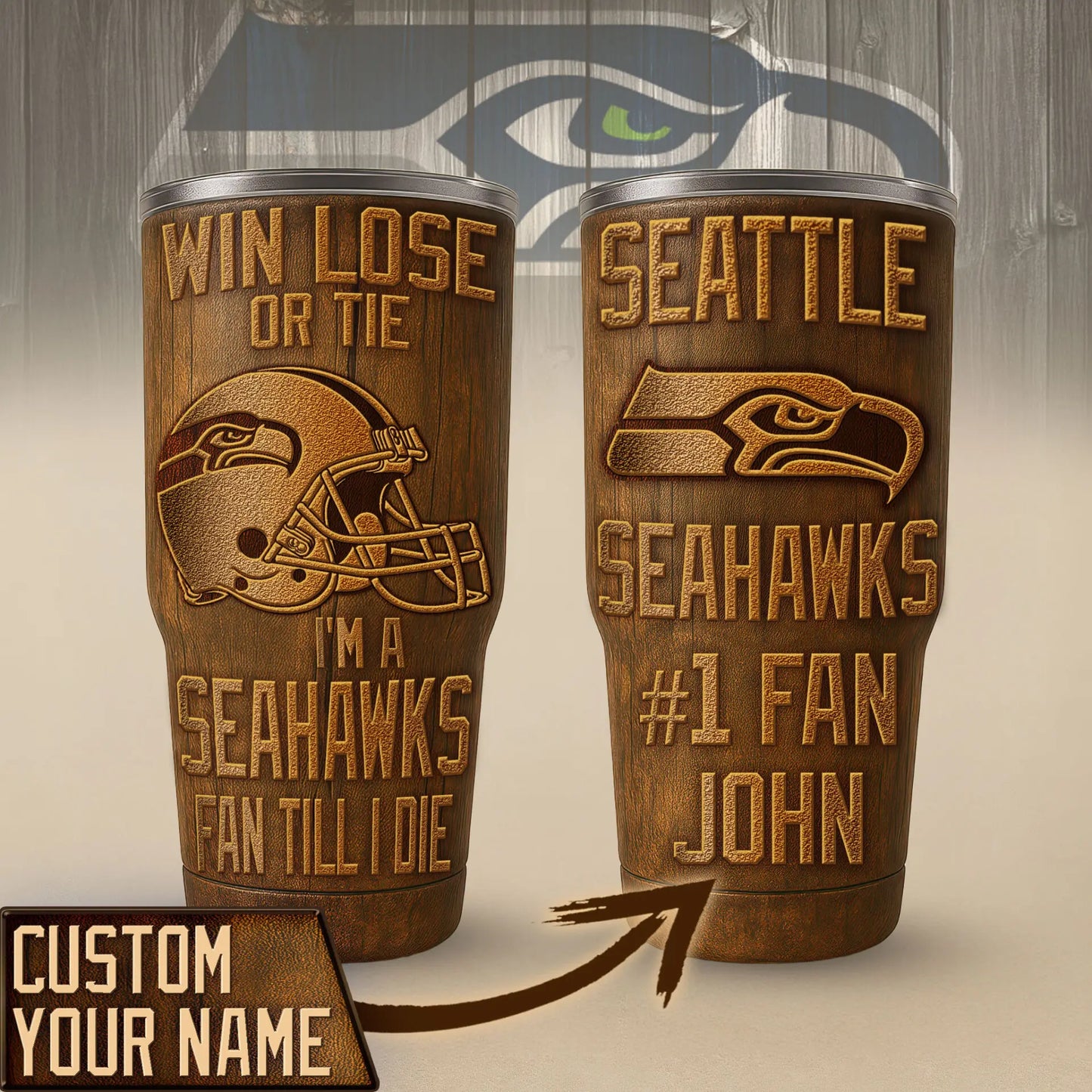 Seattle Seahawks | PREMIUM TUMBLER TD – HuddleStyle.com - Main