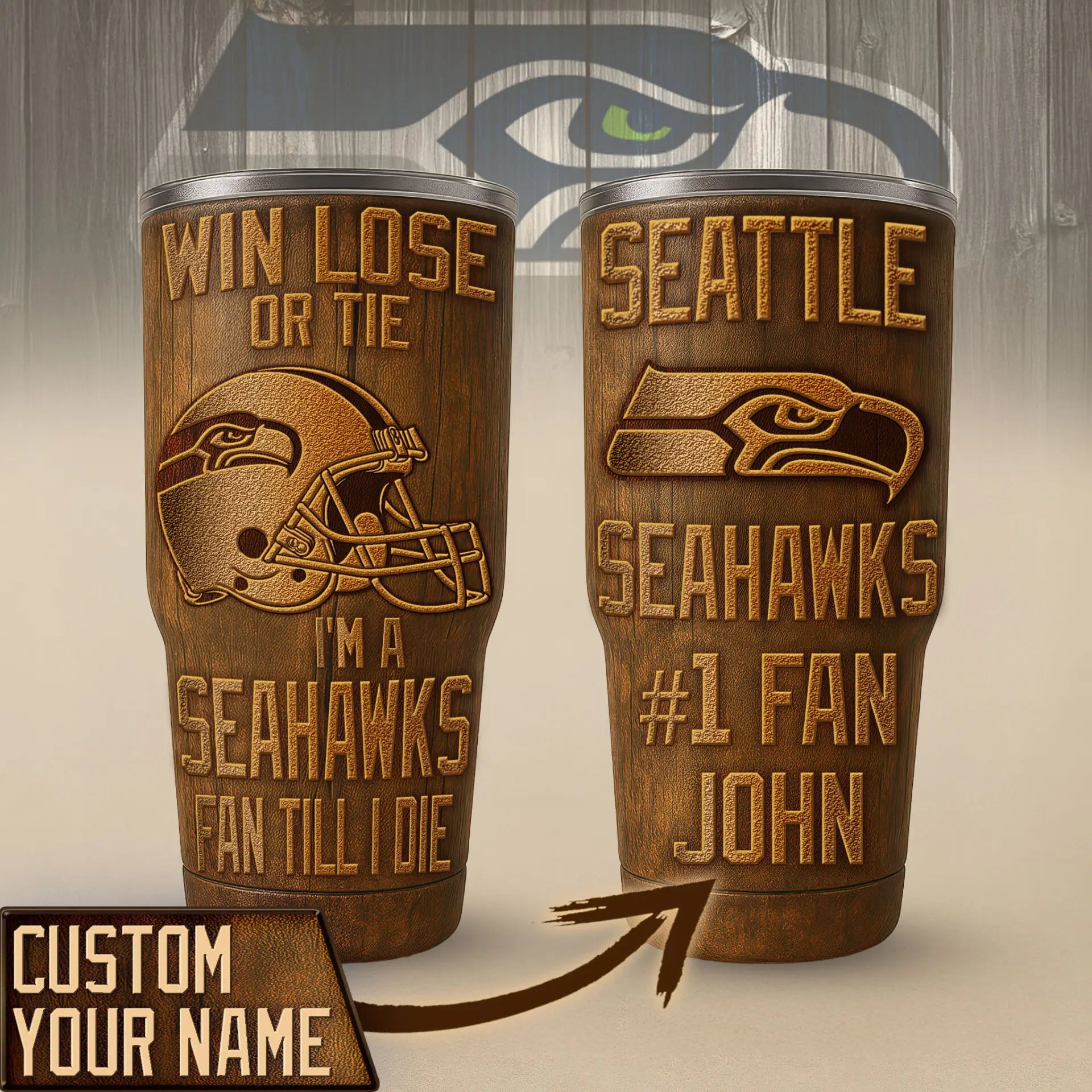 Seattle Seahawks | PREMIUM TUMBLER TD – HuddleStyle.com - Main