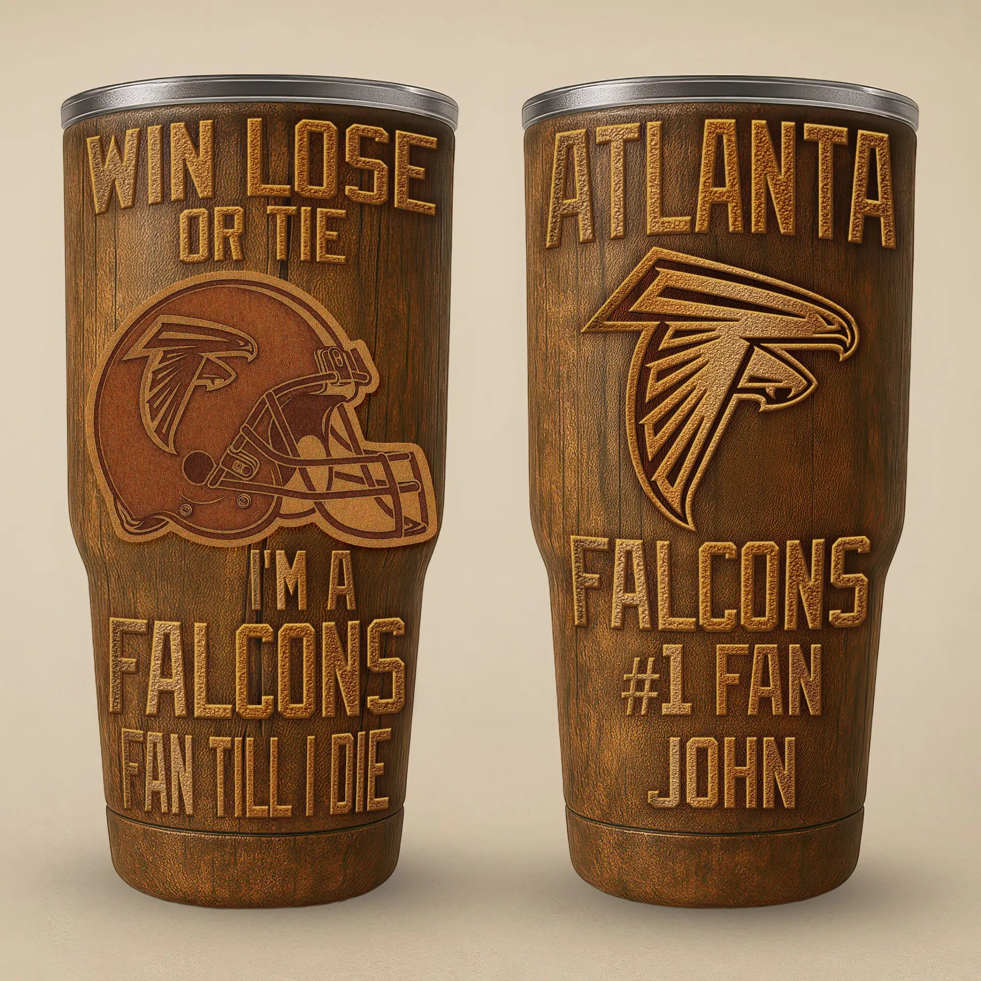 Atlanta Falcons | PREMIUM TUMBLER TD – HuddleStyle.com - Image 3