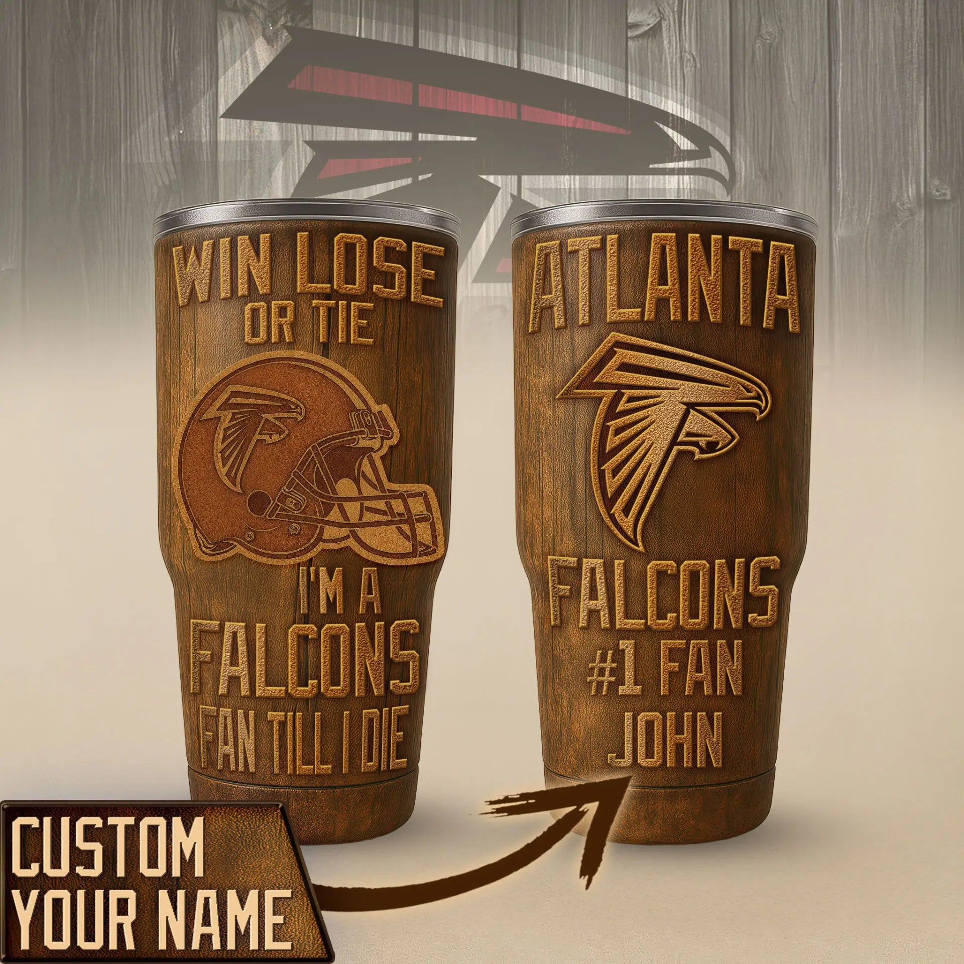 Atlanta Falcons | PREMIUM TUMBLER TD – HuddleStyle.com - Main