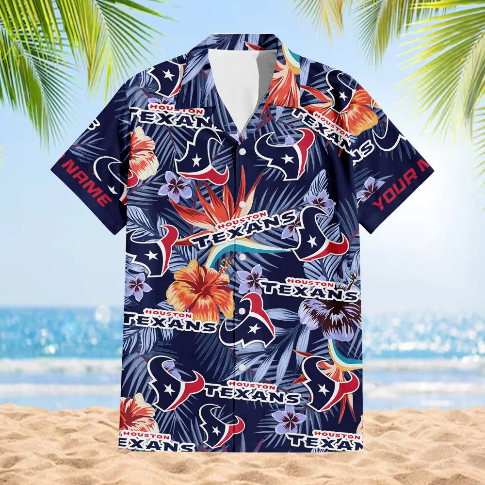 Houston Texans | Hawaiian Shirt – HuddleStyle.com - Image 3