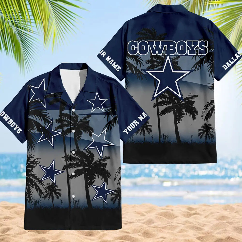 Dallas Cowboys | Hawaiian Shirt – HuddleStyle.com - Image 2