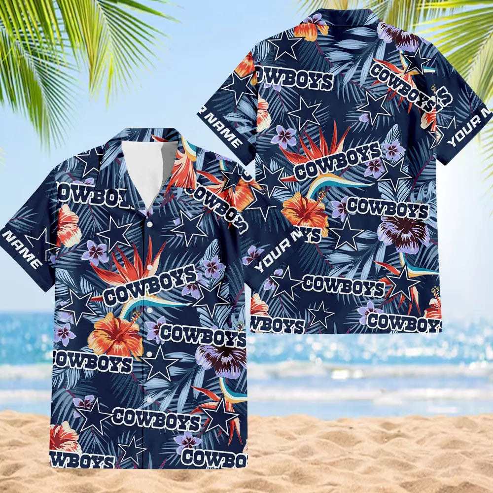 Dallas Cowboys | Hawaiian Shirt – HuddleStyle.com - Image 3