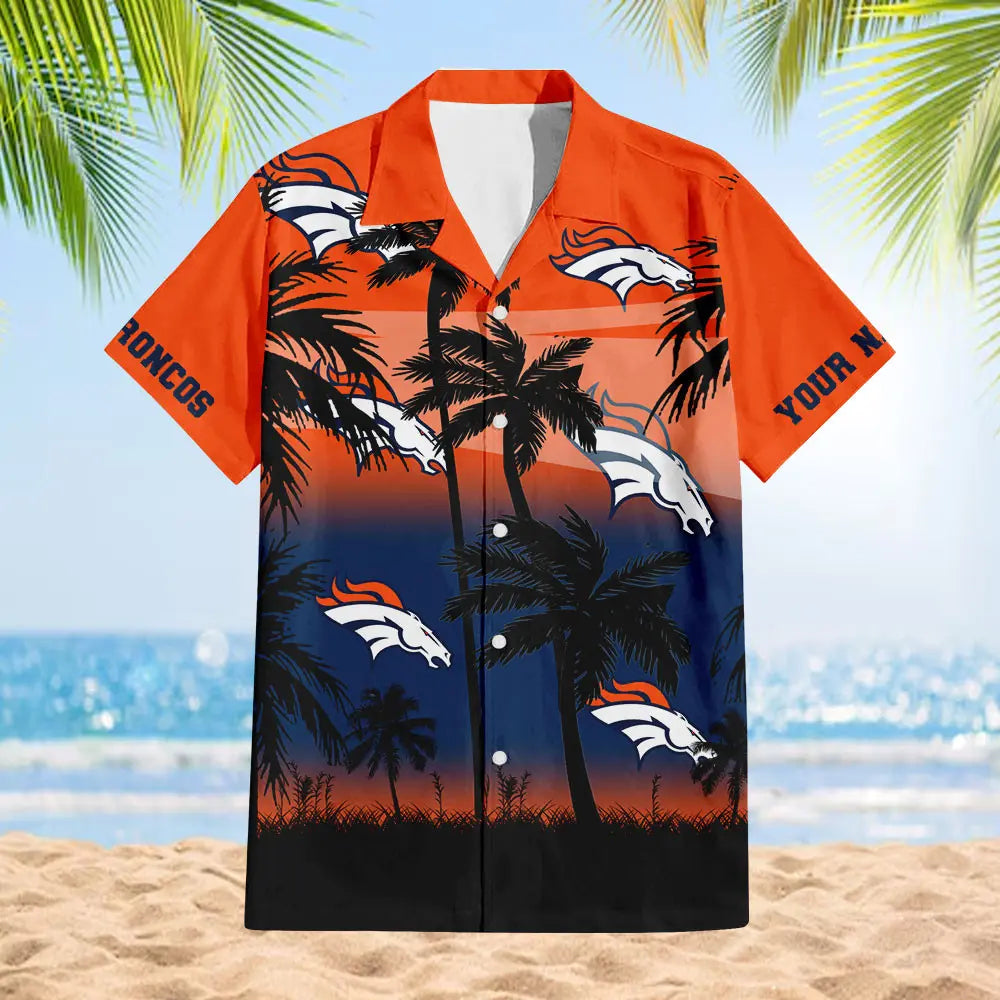Denver Broncos | Hawaiian Shirt – HuddleStyle.com - Image 3