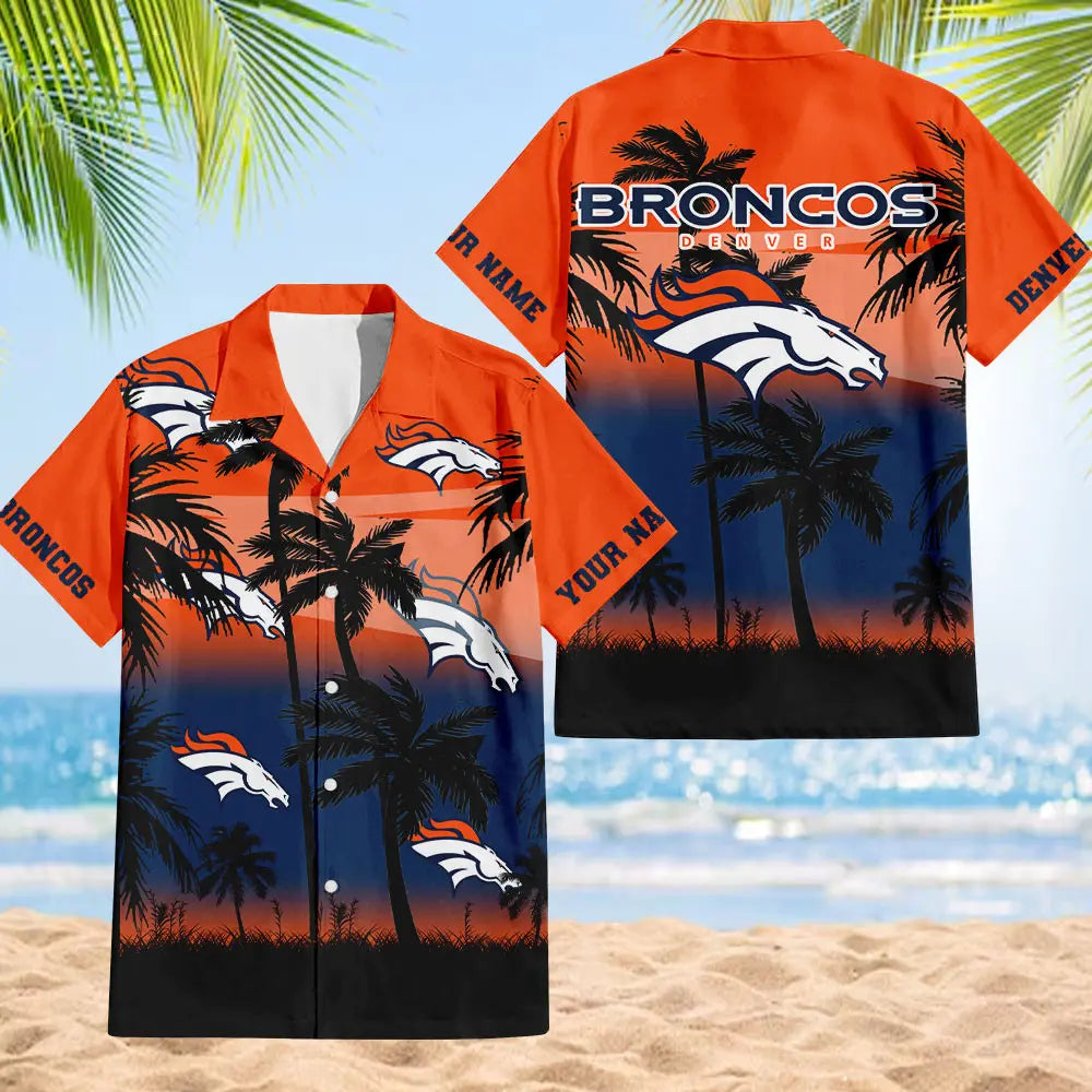 Denver Broncos | Hawaiian Shirt – HuddleStyle.com - Image 3