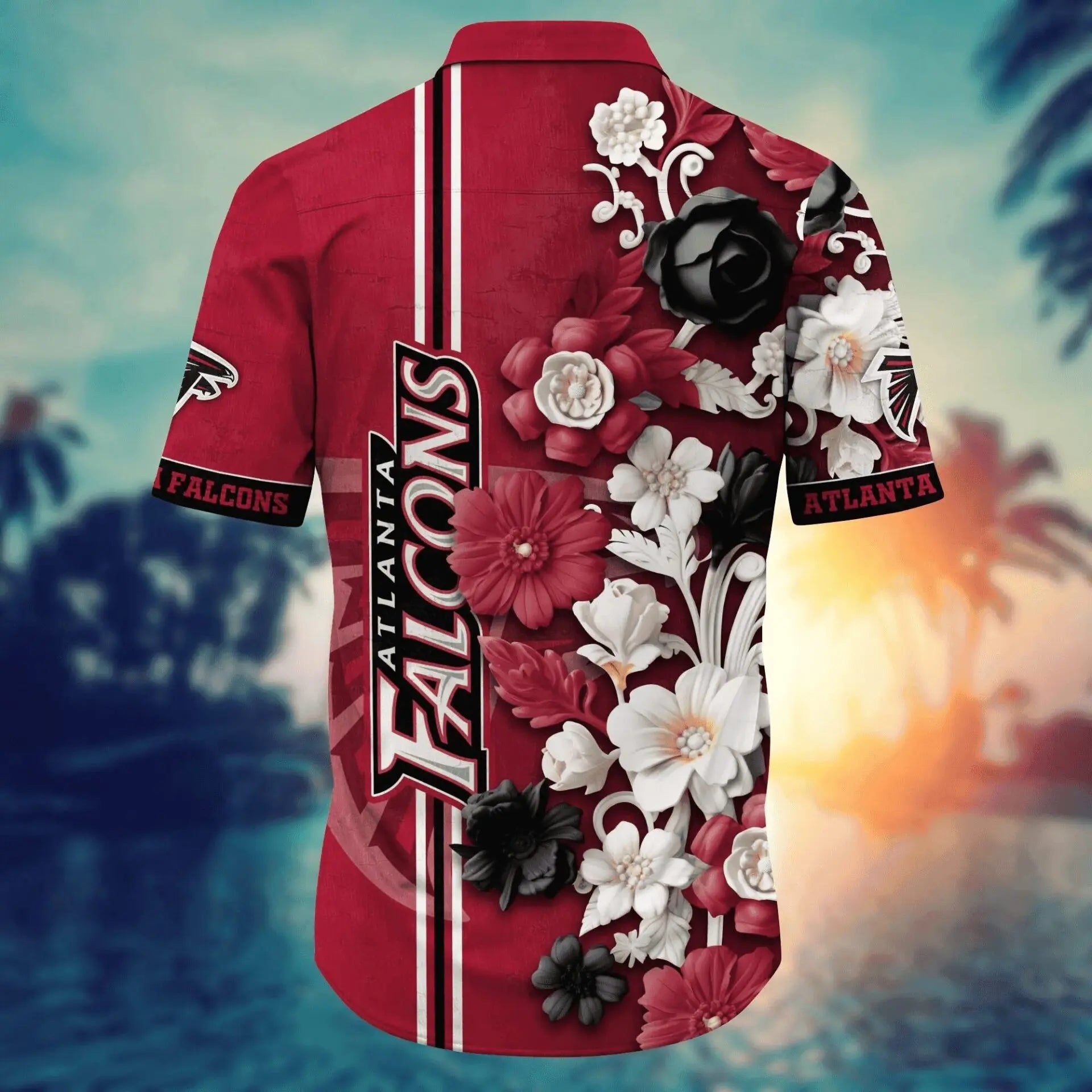 Atlanta Falcons | Hawaii Shirt For Fans, Summer Football Shirt – HuddleStyle.com - Image 2