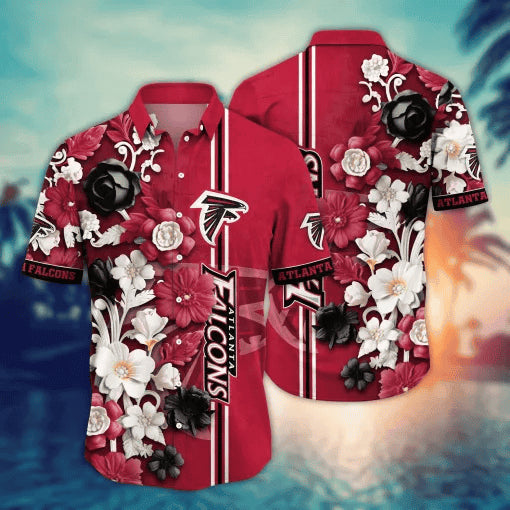 Atlanta Falcons | Hawaii Shirt For Fans, Summer Football Shirt – HuddleStyle.com - Image 3