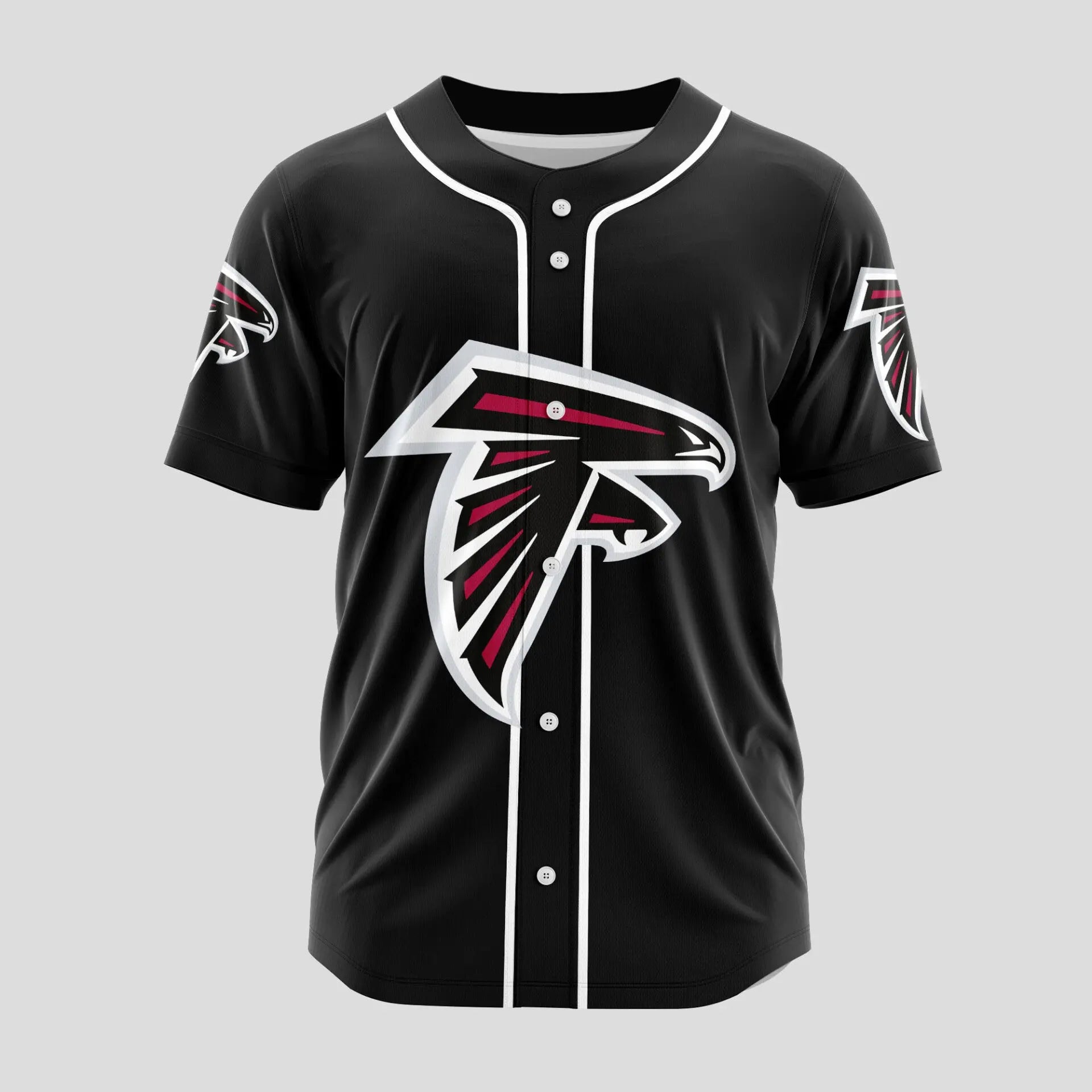 Atlanta Falcons | Classic Baseball Jersey – Customize Your Name & Number, Your Style! – HuddleStyle.com - Image 2