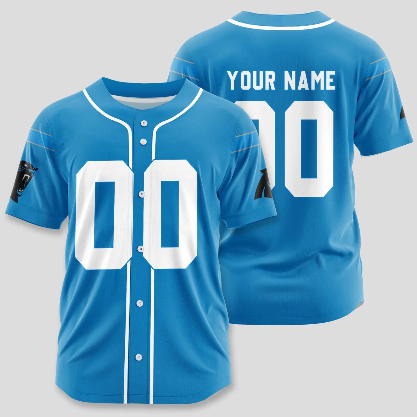 Carolina Panthers | Classic Baseball Jersey – Customize Your Name & Number, Your Style! – HuddleStyle.com - Image 3