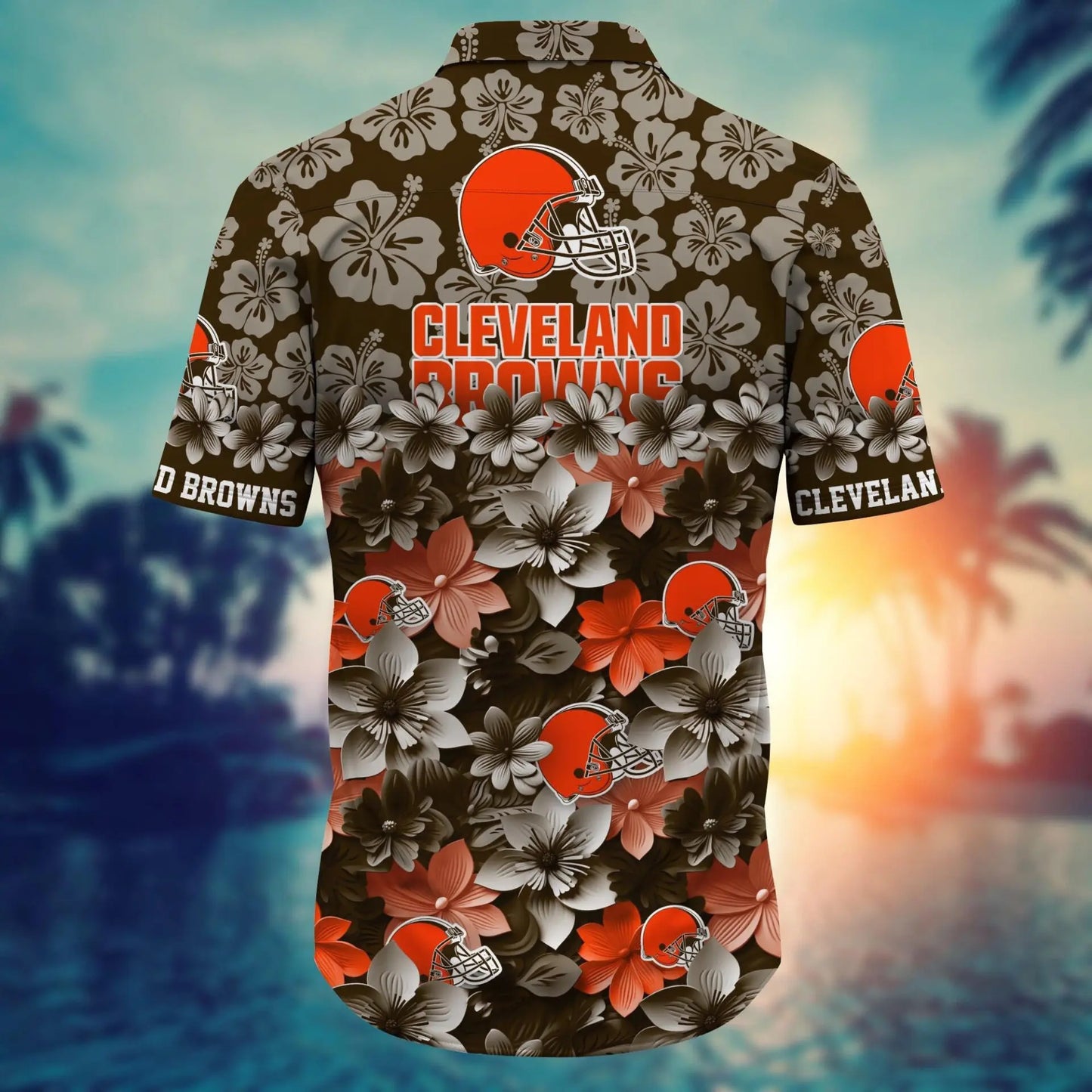 Cleveland Browns | Hawaii Shirt For Fans, Summer Football Shirt – HuddleStyle.com - Image 3