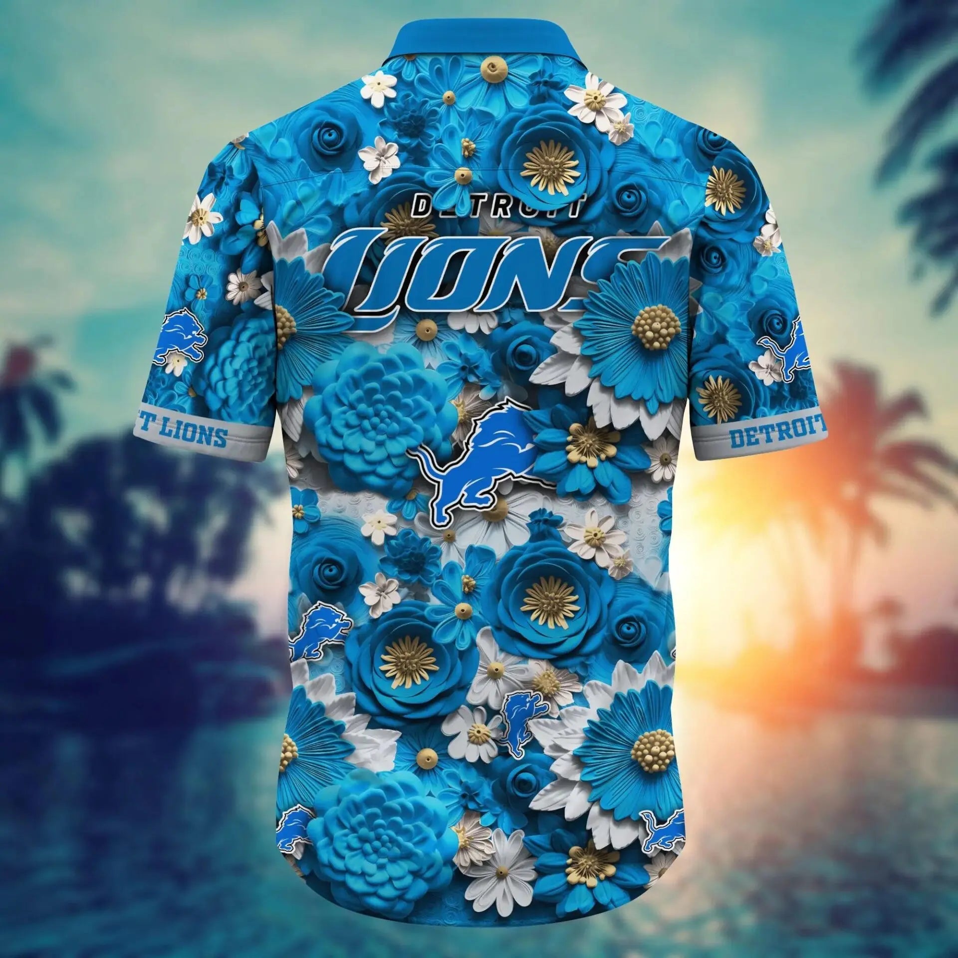 Detroit Lions | Hawaii Shirt For Fans, Summer Football Shirt – HuddleStyle.com - Main
