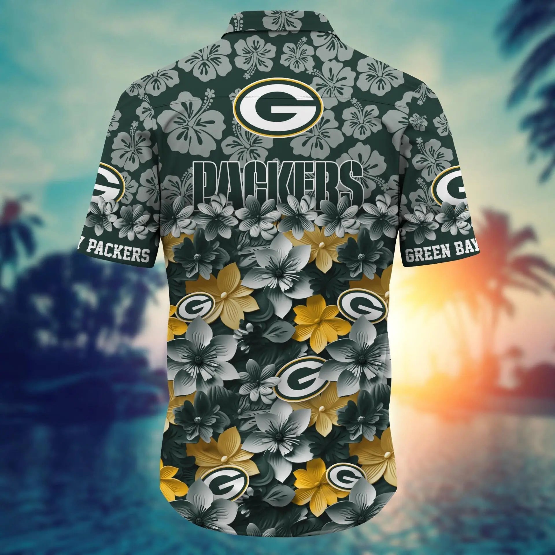 Green Bay Packers | Hawaii Shirt For Fans, Summer Football Shirts – HuddleStyle.com - Main