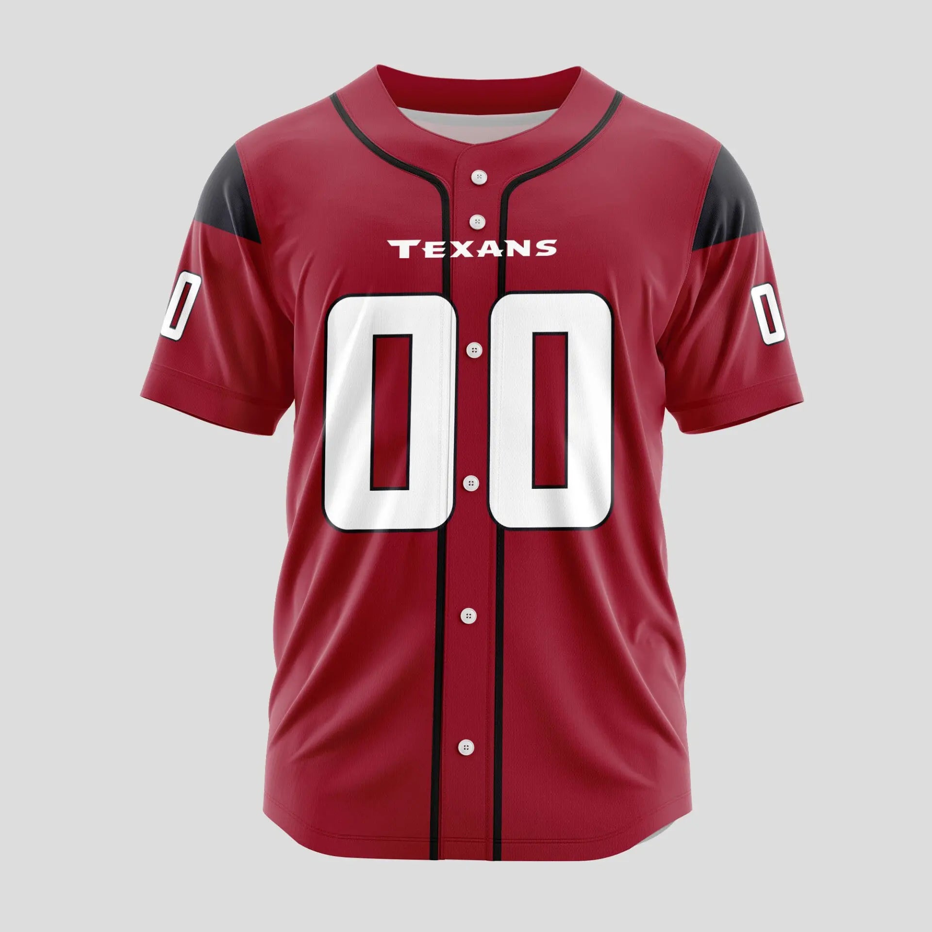 Houston Texans | Classic Baseball Jersey – Customize Your Name & Number, Your Style! – HuddleStyle.com - Image 3