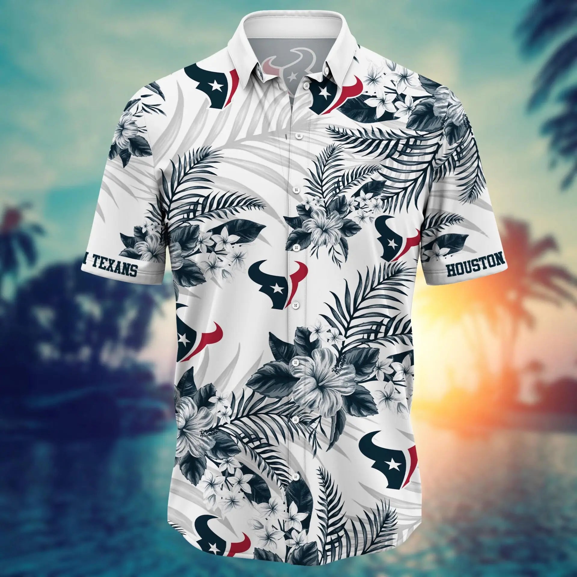 Houston Texans | Hawaii Shirt For Fans, Summer Football Shirt – HuddleStyle.com - Image 2