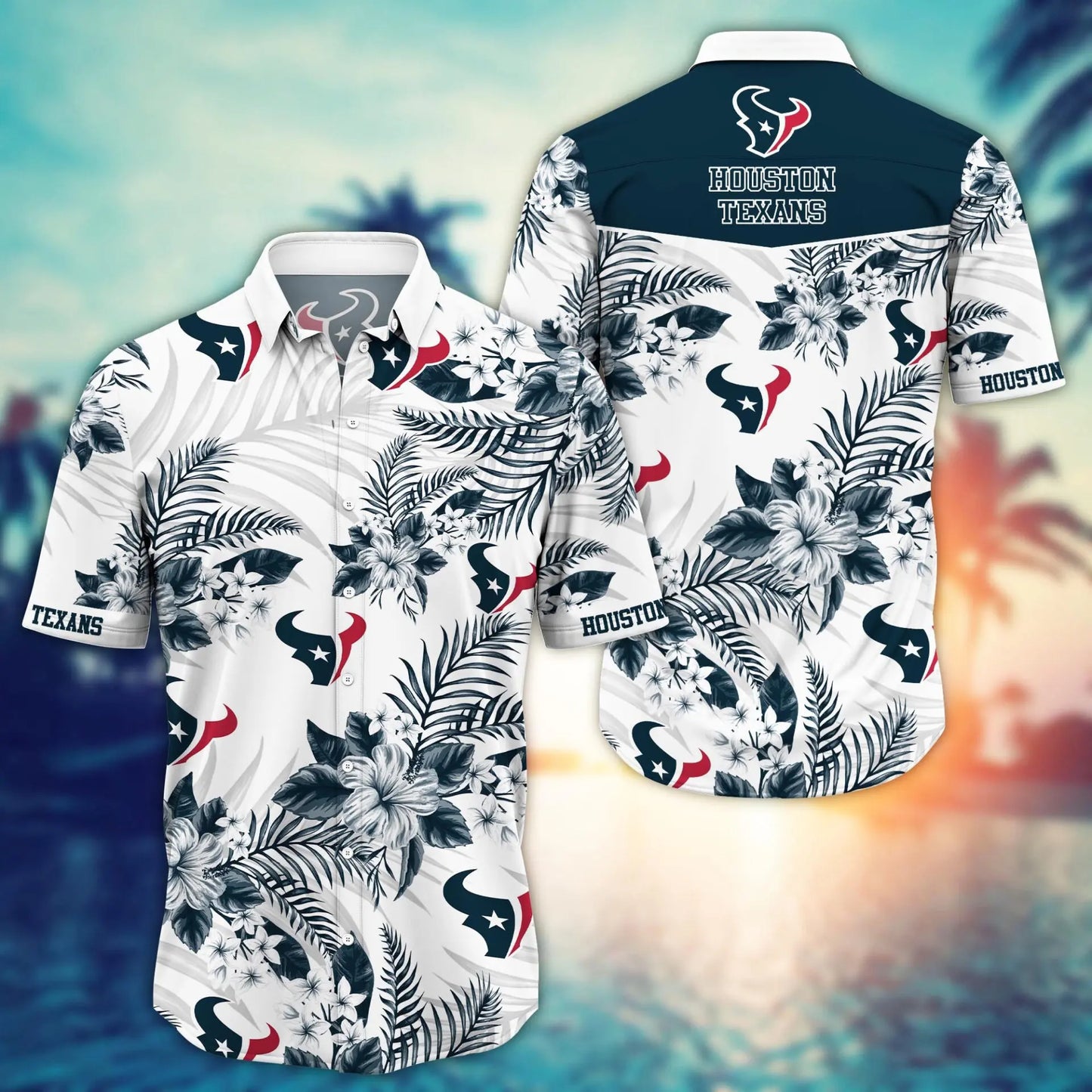 Houston Texans | Hawaii Shirt For Fans, Summer Football Shirt – HuddleStyle.com - Image 2