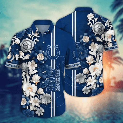 Indianapolis Colts | Hawaii Shirt For Fans, Summer Football Shirt – HuddleStyle.com - Image 3