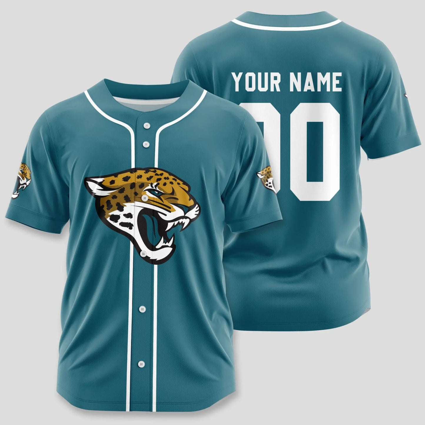 Jacksonville Jaguars | Classic Baseball Jersey – Customize Your Name & Number, Your Style! – HuddleStyle.com - Main