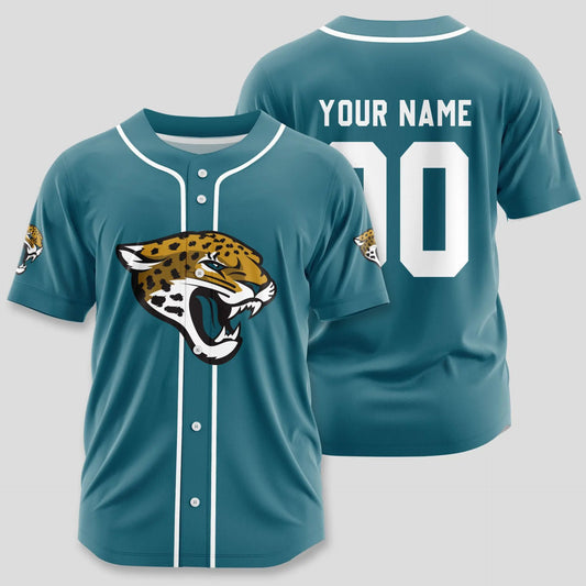Jacksonville Jaguars | Classic Baseball Jersey – Customize Your Name & Number, Your Style! – HuddleStyle.com - Main
