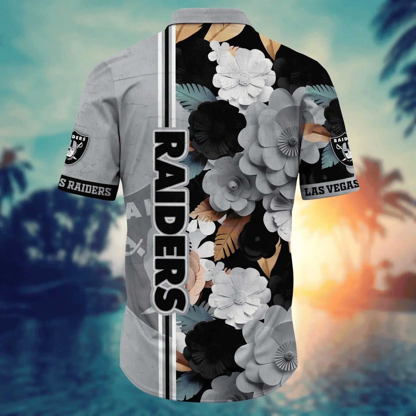 Las Vegas Raiders | Hawaii Shirt For Fans, Summer Football Shirts – HuddleStyle.com - Image 2