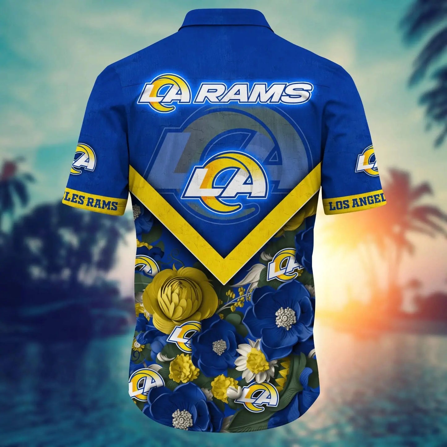 Los Angeles Rams | Hawaii Shirt For Fans, Summer Football Shirt – HuddleStyle.com - Image 3