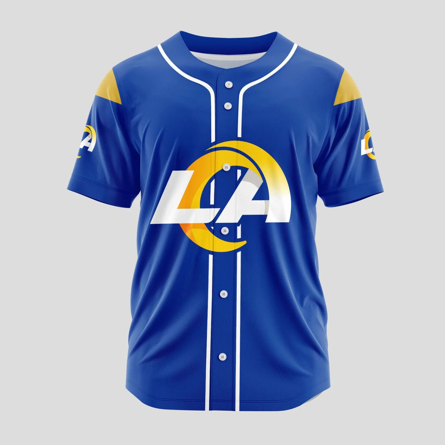Los Angeles Rams | Classic Baseball Jersey – Customize Your Name & Number, Your Style! – HuddleStyle.com - Image 2