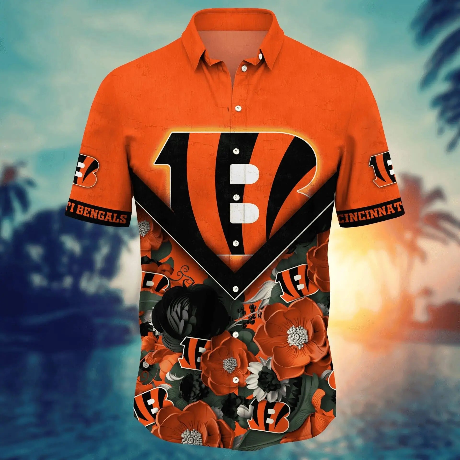 Cincinnati Bengals | Hawaii Shirt For Fans, Summer Football Shirt – HuddleStyle.com - Image 2