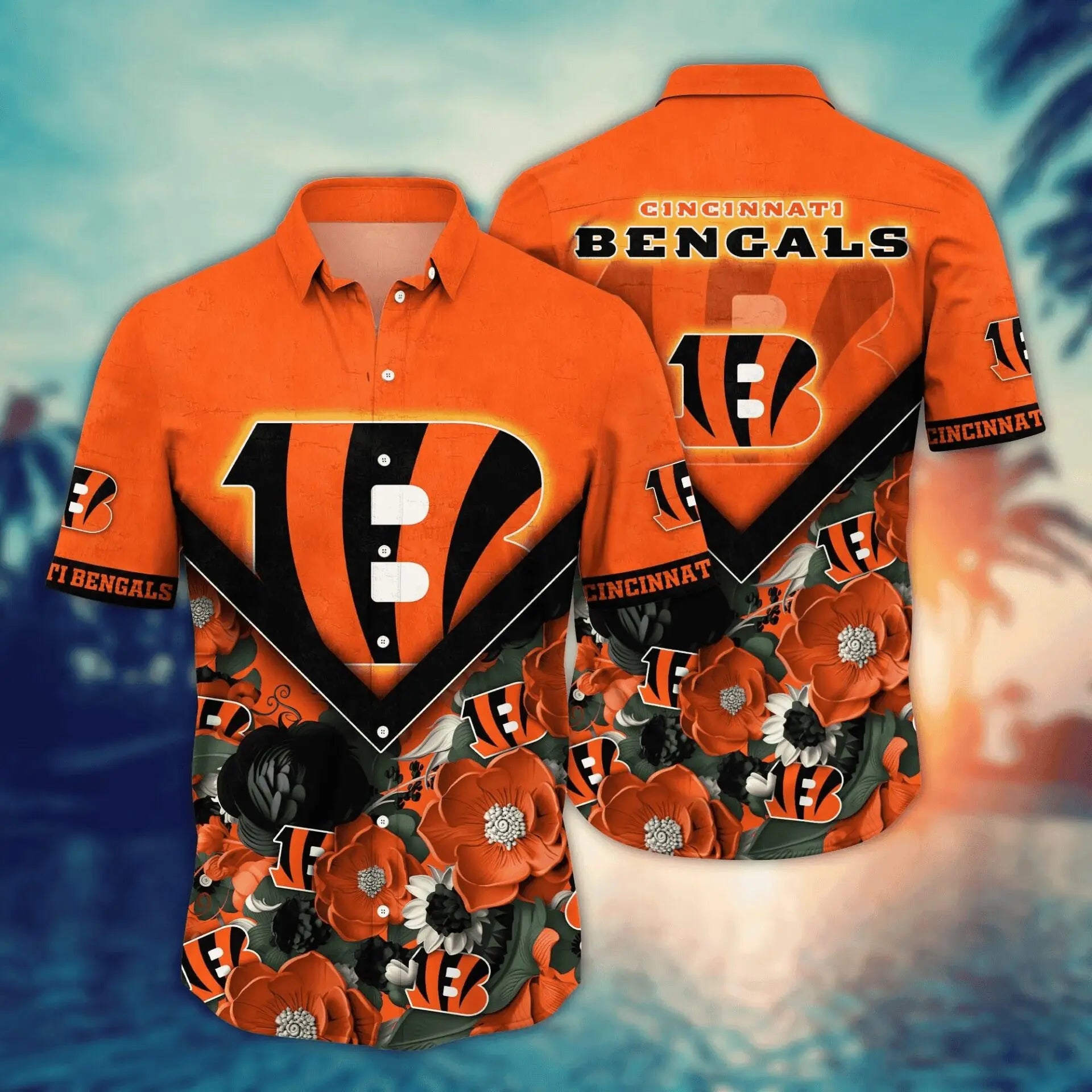 Cincinnati Bengals | Hawaii Shirt For Fans, Summer Football Shirt – HuddleStyle.com - Image 2