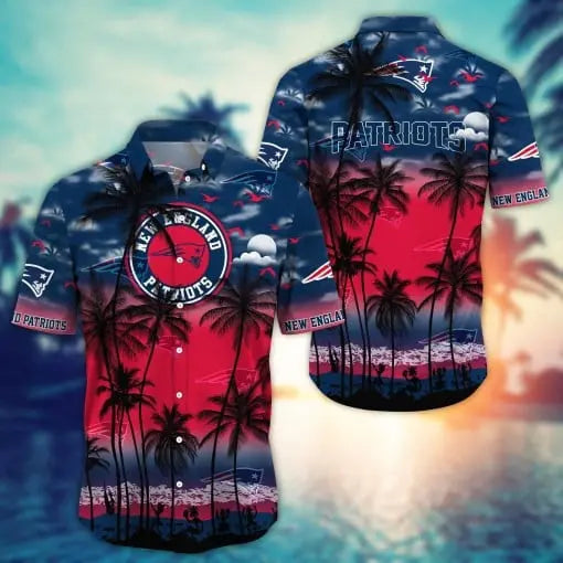 New England Patriots | Hawaii Shirt For Fans, Summer Football Shirt – HuddleStyle.com - Image 3