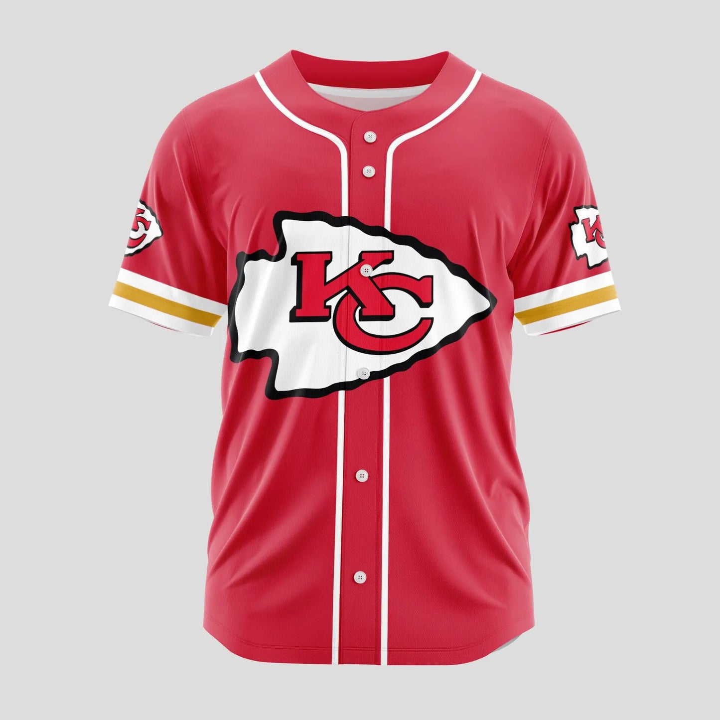 Kansas City Chiefs | Classic Baseball Jersey – Customize Your Name & Number, Your Style! – HuddleStyle.com - Image 2