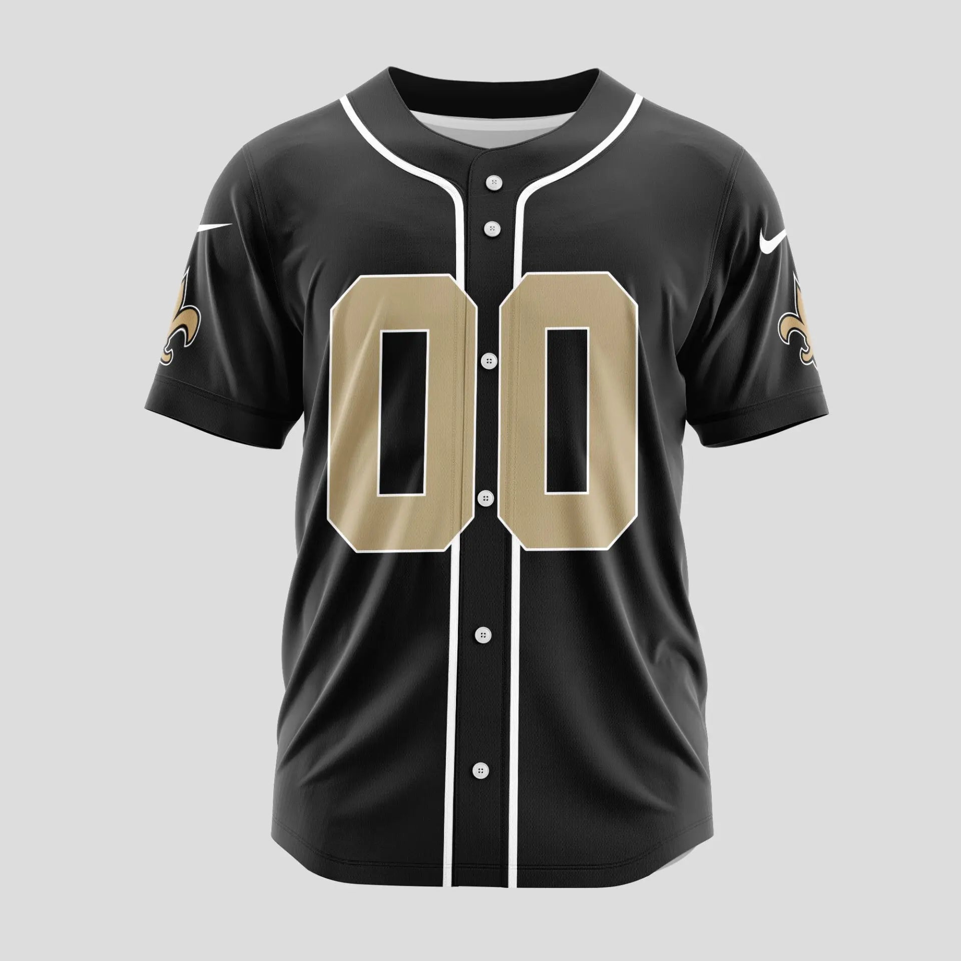 New Orleans Saints | Classic Baseball Jersey – Customize Your Name & Number, Your Style! – HuddleStyle.com - Image 3