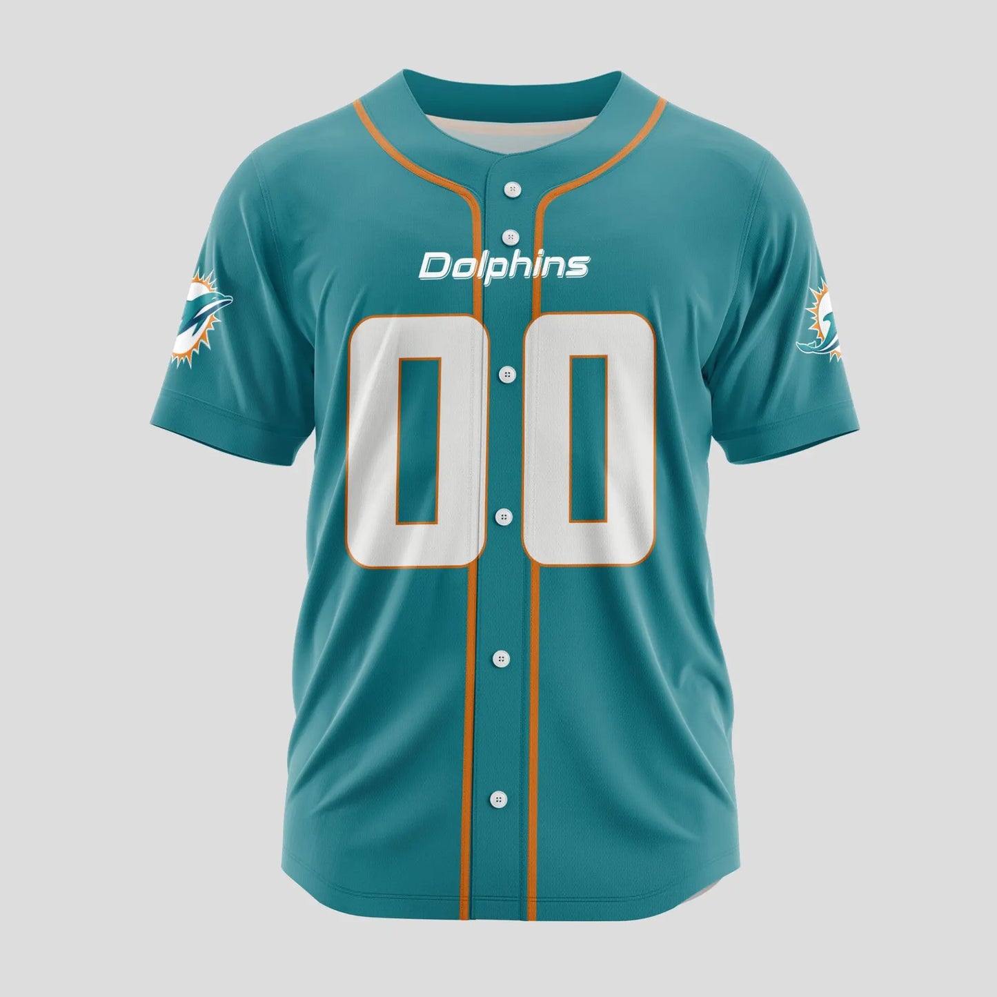 Miami Dolphins | Classic Baseball Jersey – Customize Your Name & Number, Your Style! – HuddleStyle.com - Main
