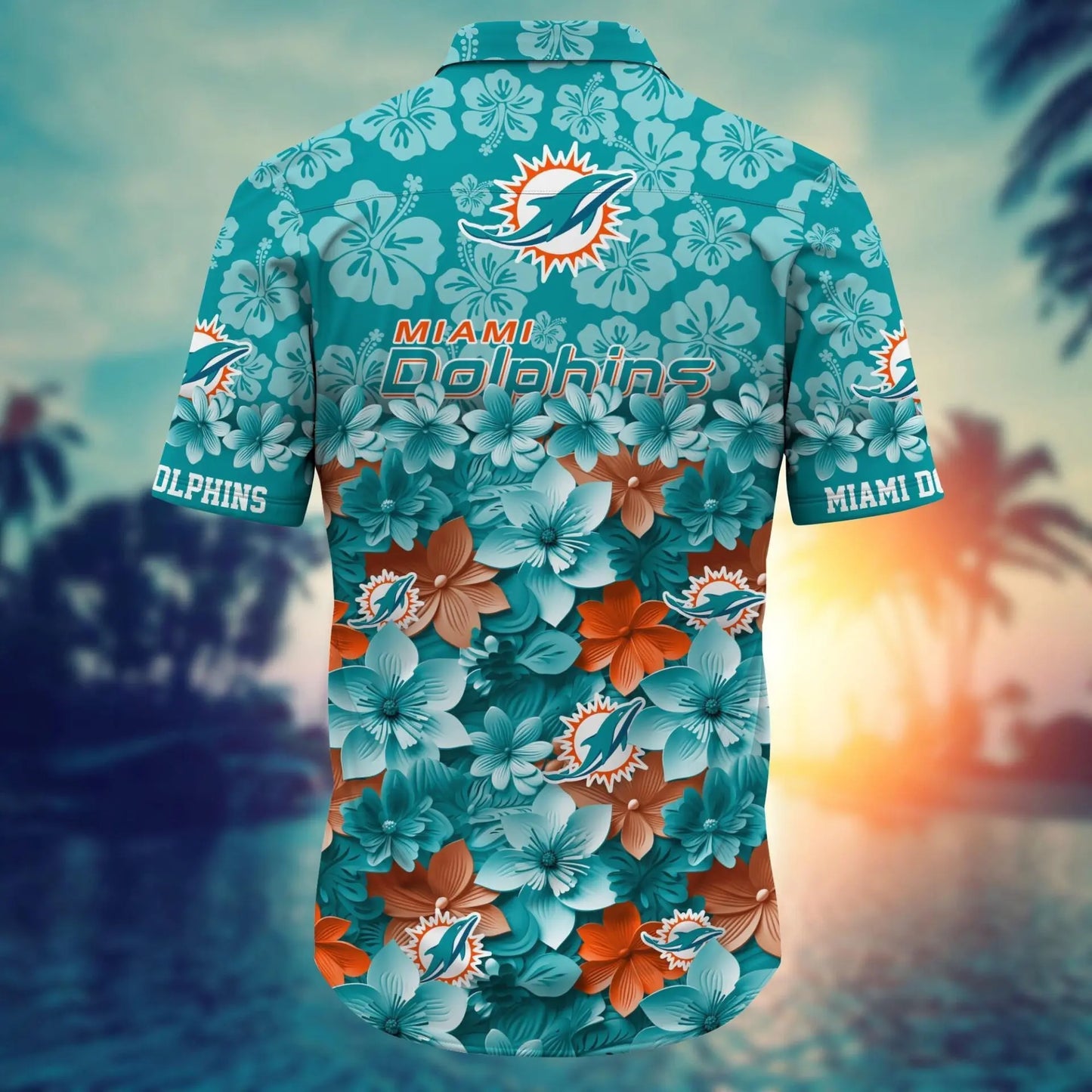 Miami Dolphins | Hawaii Shirt For Fans, Summer Football Shirt – HuddleStyle.com - Image 2