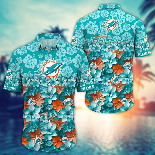 Miami Dolphins | Hawaii Shirt For Fans, Summer Football Shirt – HuddleStyle.com - Main