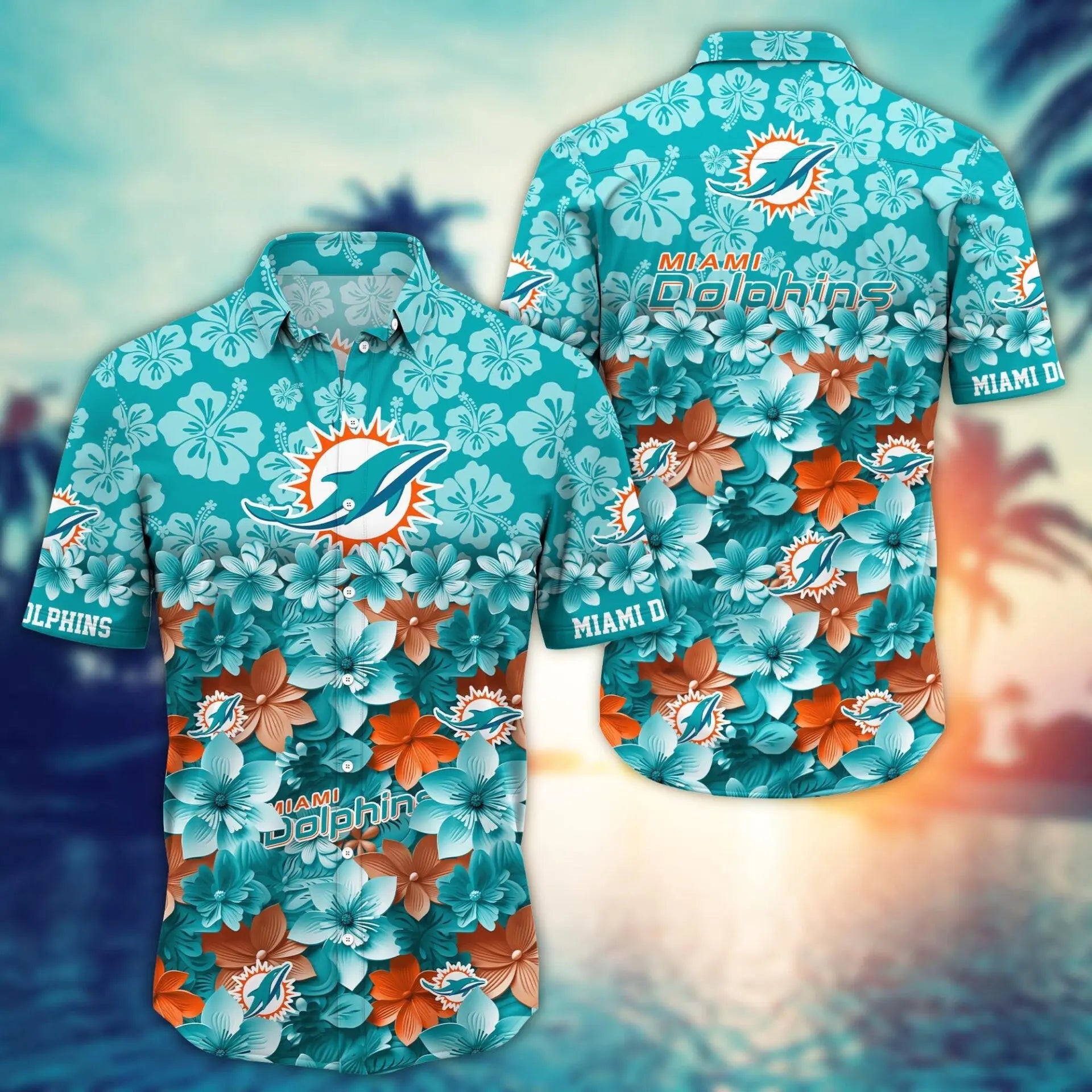 Miami Dolphins | Hawaii Shirt For Fans, Summer Football Shirt – HuddleStyle.com - Image 3