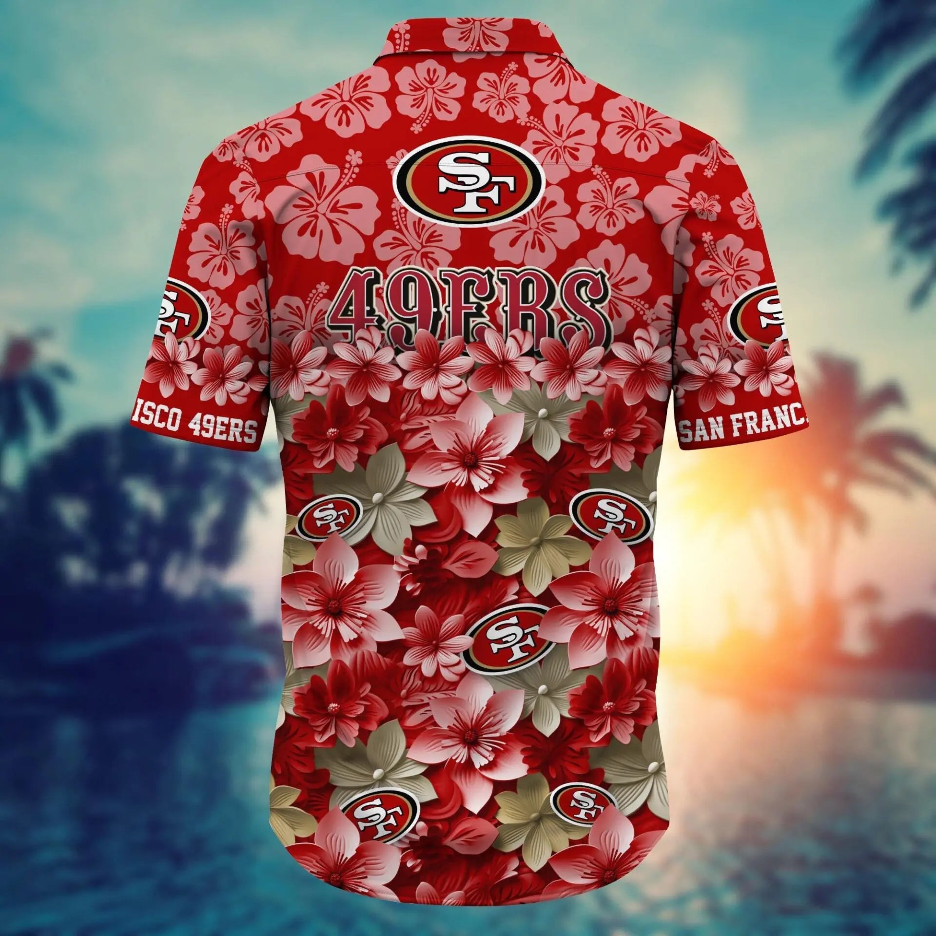 San Francisco 49ers | Hawaii Shirt For Fans, Summer Football Shirts – HuddleStyle.com - Image 2