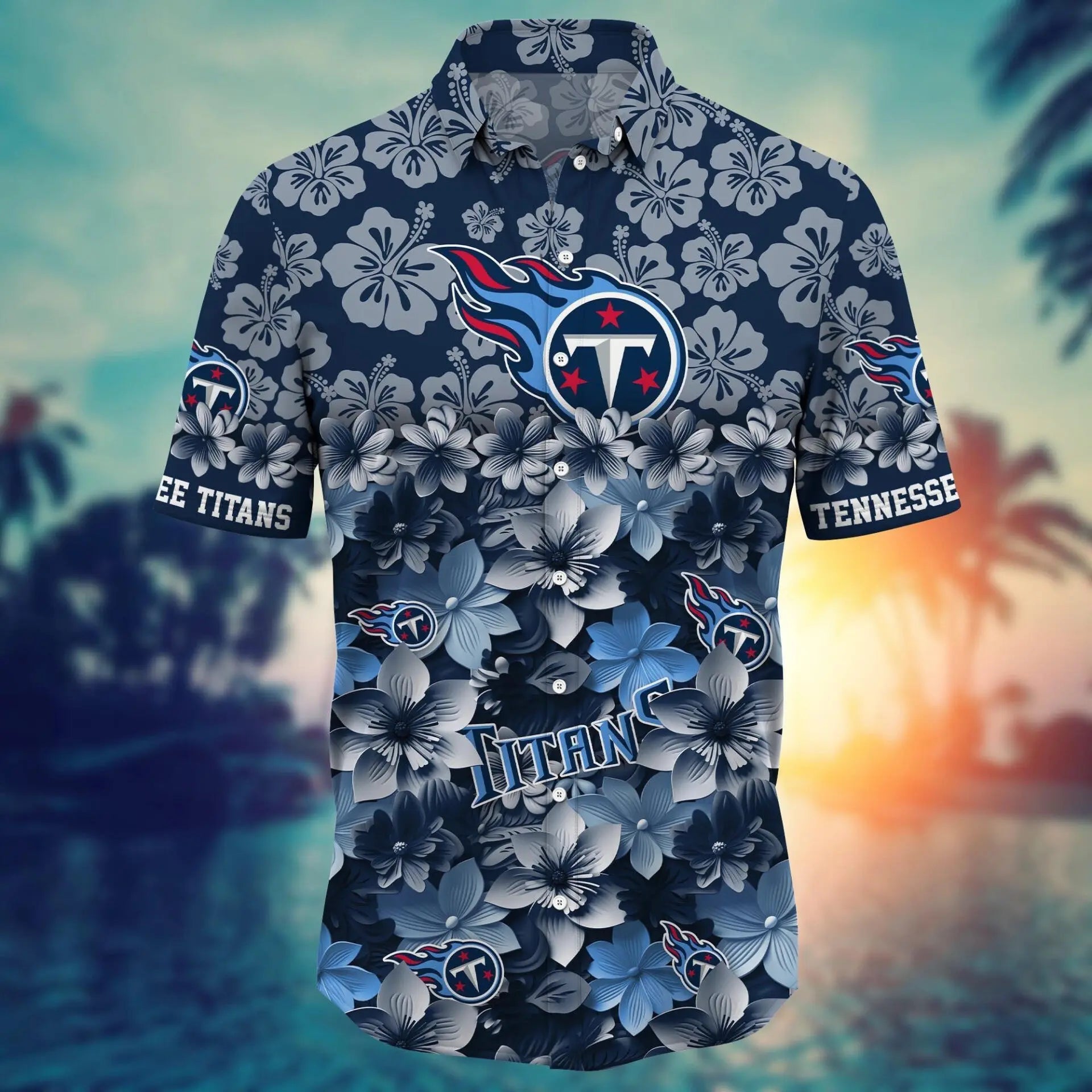 Tennessee Titans | Hawaii Shirt For Fans, Summer Football Shirt – HuddleStyle.com - Image 3