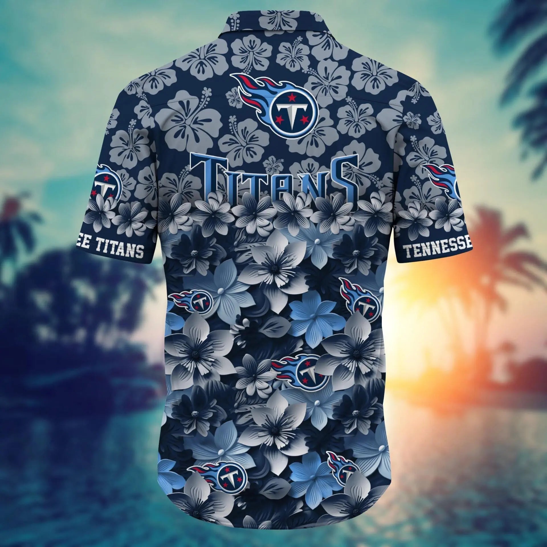 Tennessee Titans | Hawaii Shirt For Fans, Summer Football Shirt – HuddleStyle.com - Image 2
