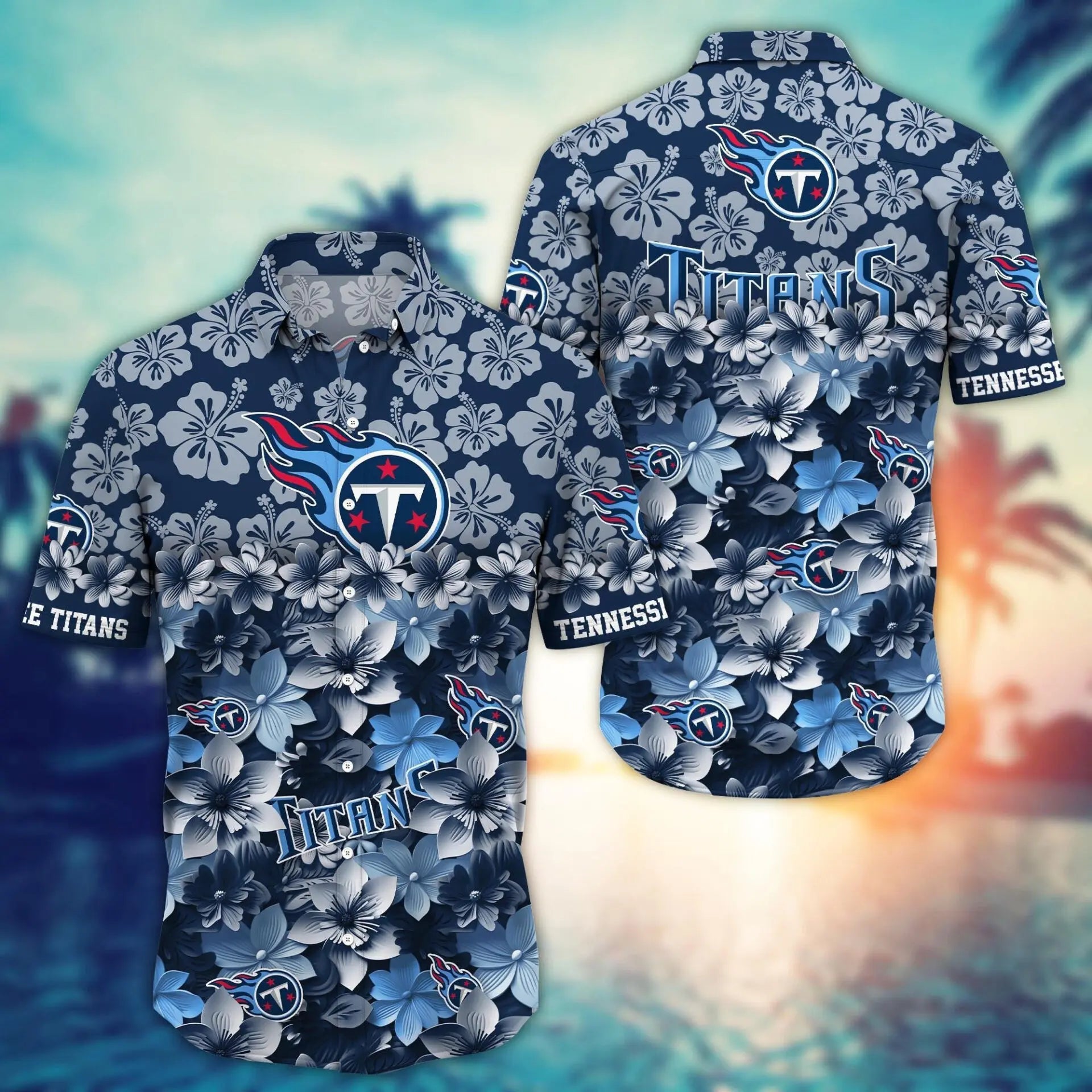 Tennessee Titans | Hawaii Shirt For Fans, Summer Football Shirt – HuddleStyle.com - Main