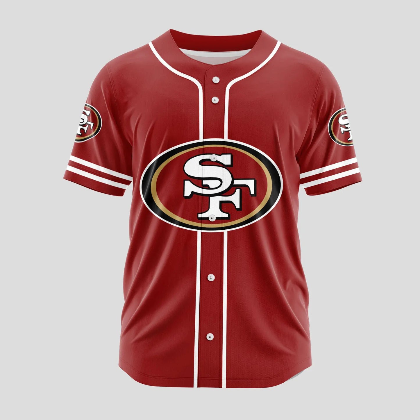 San Francisco 49ers | Classic Baseball Jersey – Customize Your Name & Number, Your Style! – HuddleStyle.com - Image 2