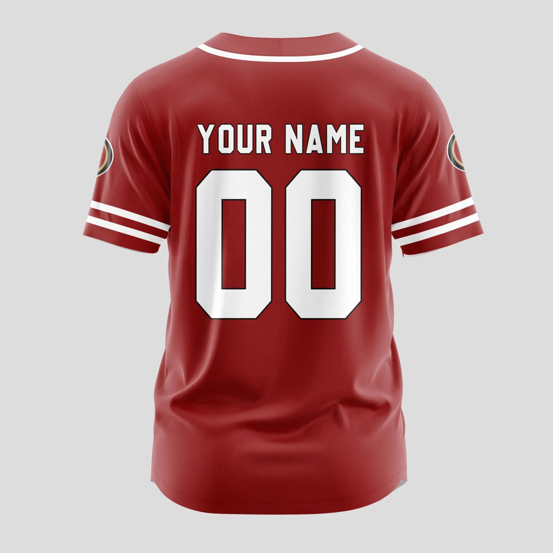 San Francisco 49ers | Classic Baseball Jersey – Customize Your Name & Number, Your Style! – HuddleStyle.com - Main