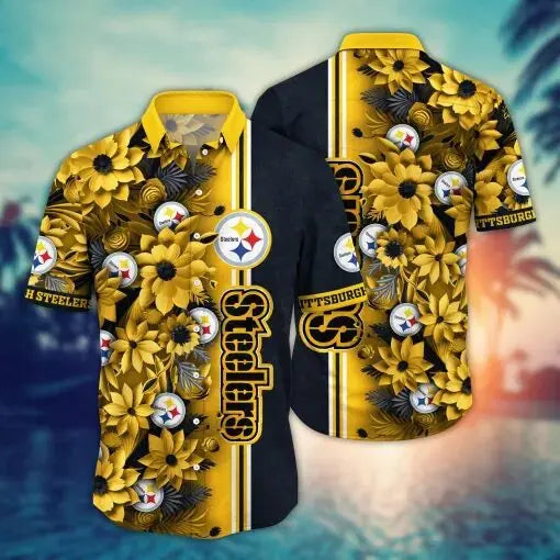 Pittsburgh Steelers | Hawaii Shirt For Fans, Summer Football Shirts – HuddleStyle.com - Image 2