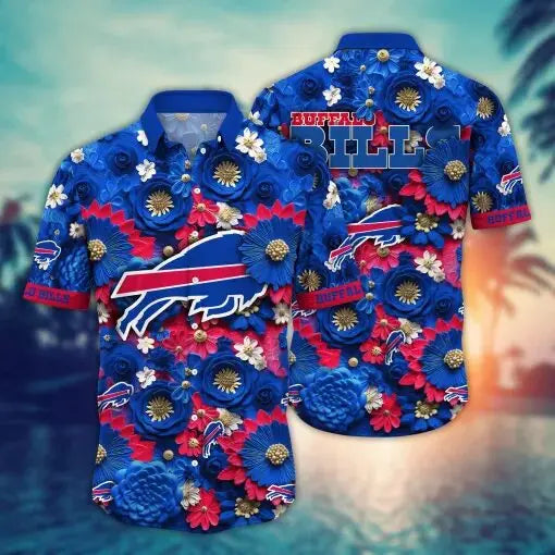 Buffalo Bills | Hawaii Shirt For Fans, Summer Football Shirt – HuddleStyle.com - Image 3