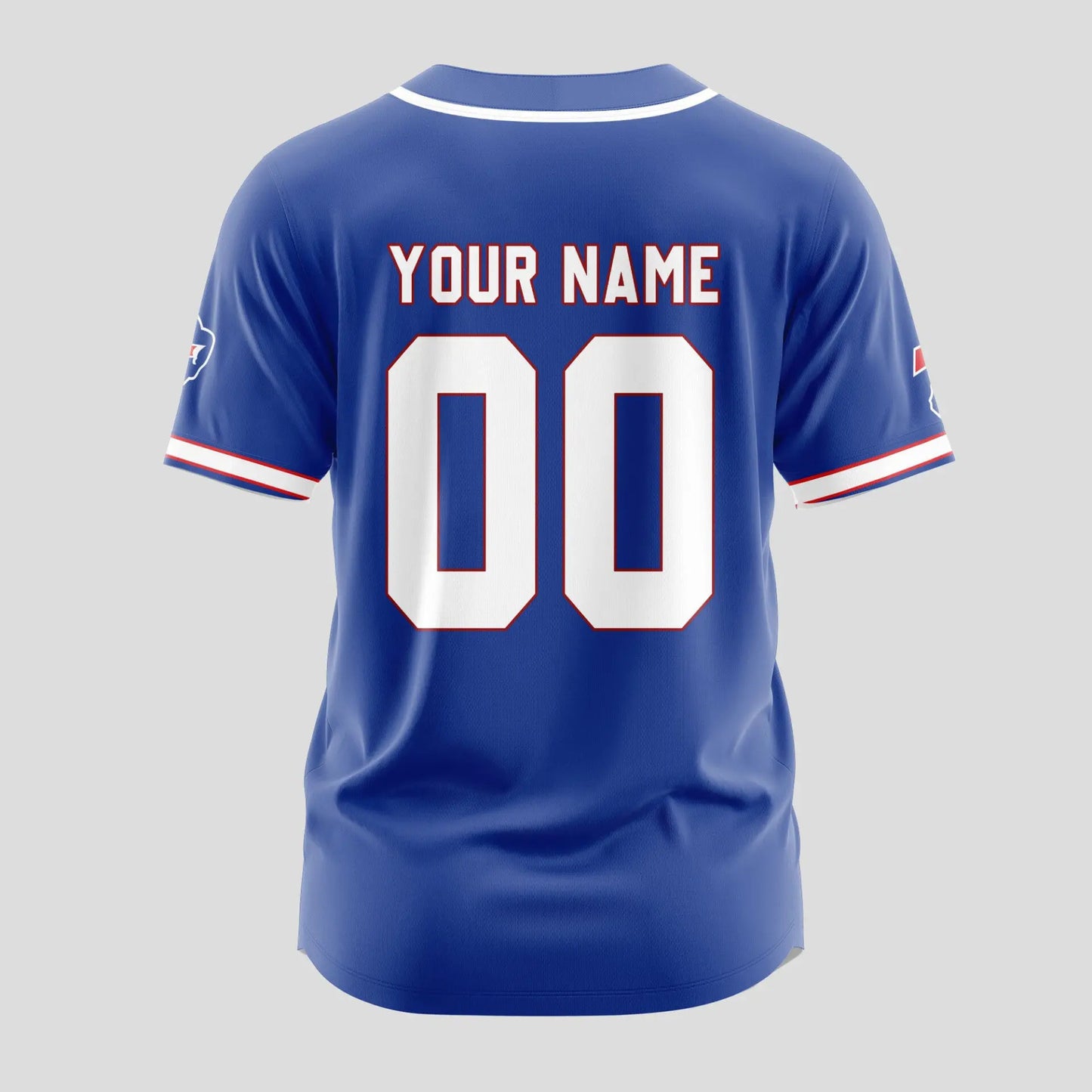 Buffalo Bills | Classic Baseball Jersey – Customize Your Name & Number, Your Style! – HuddleStyle.com - Image 2