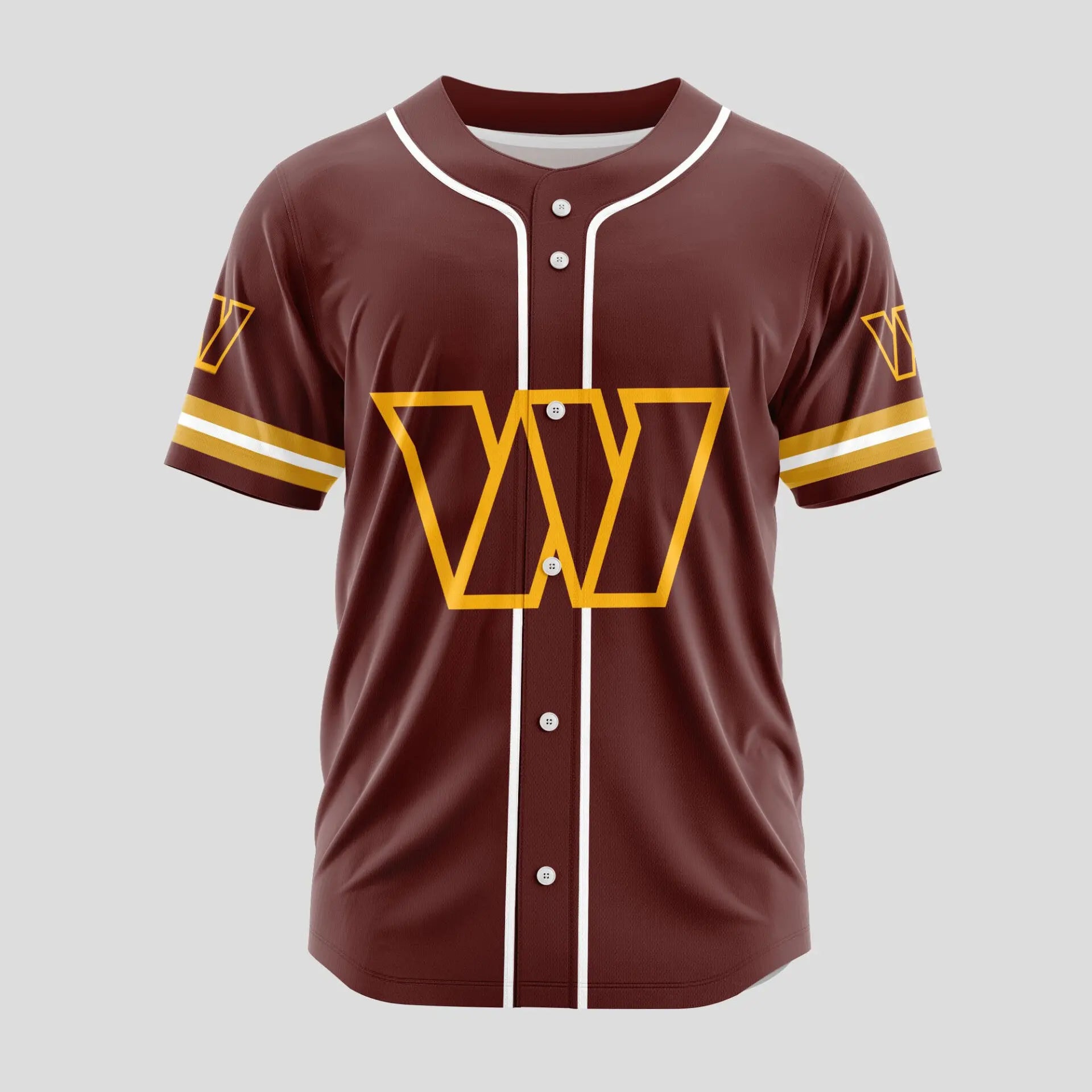 Washington Commanders | Classic Baseball Jersey – Customize Your Name & Number, Your Style! – HuddleStyle.com - Image 3