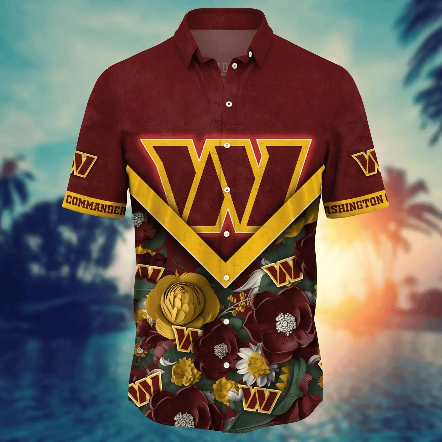 Washington Commanders | Hawaii Shirt For Fans, Summer Football Shirt – HuddleStyle.com - Image 5