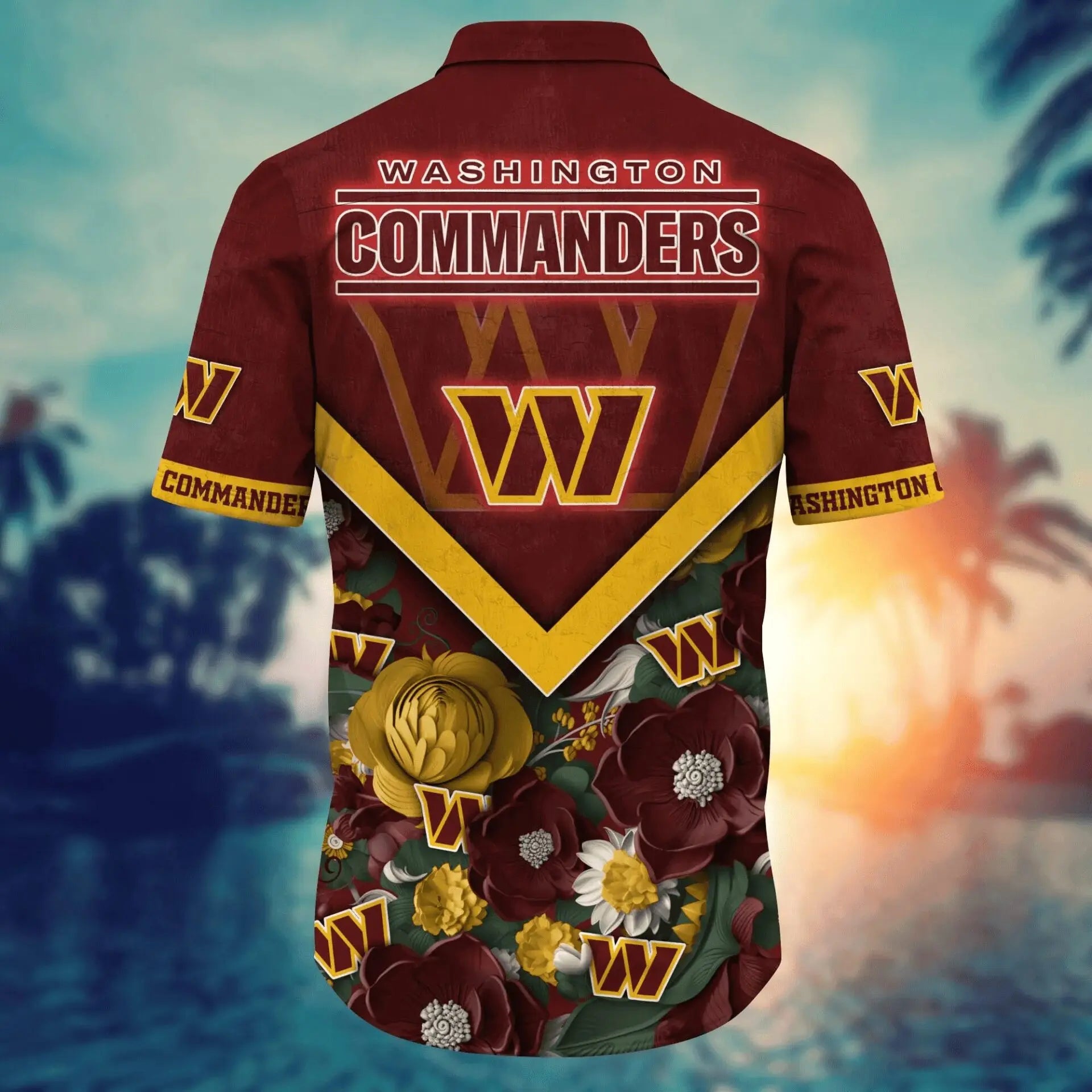 Washington Commanders | Hawaii Shirt For Fans, Summer Football Shirt – HuddleStyle.com - Image 4