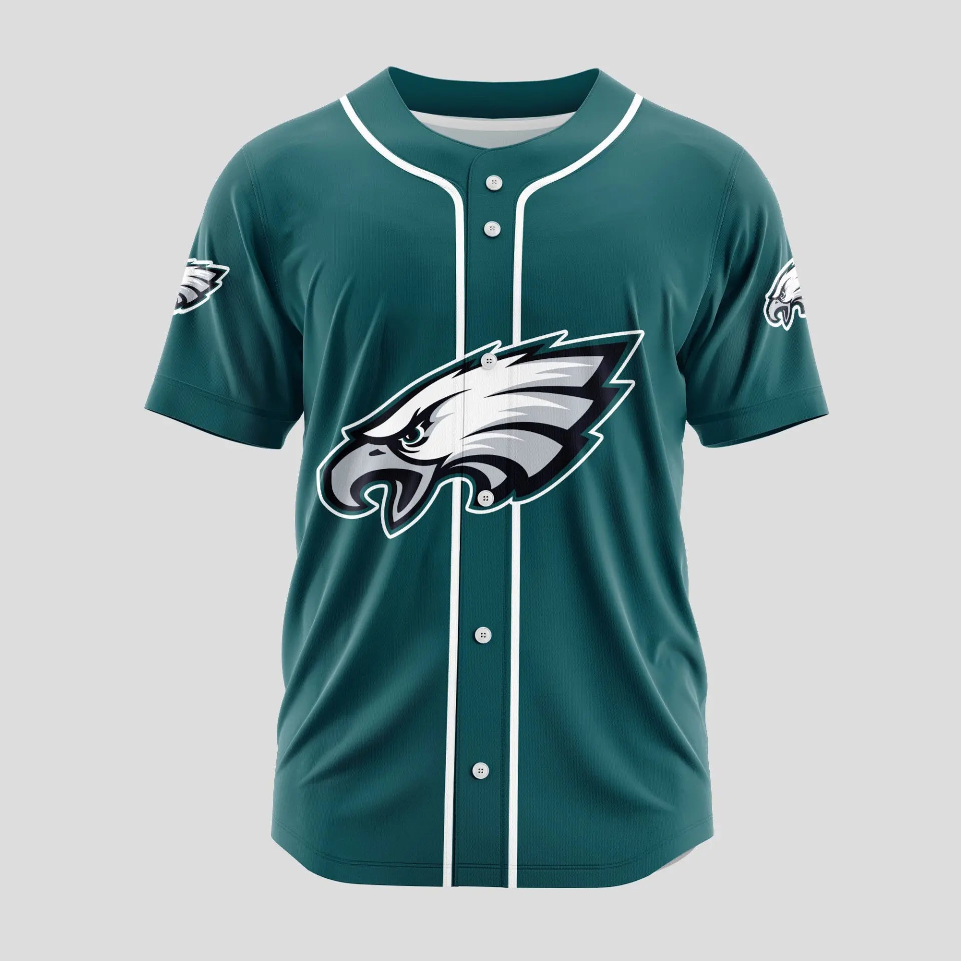 Philadelphia Eagles | Classic Baseball Jersey – Customize Your Name & Number, Your Style! – HuddleStyle.com - Main